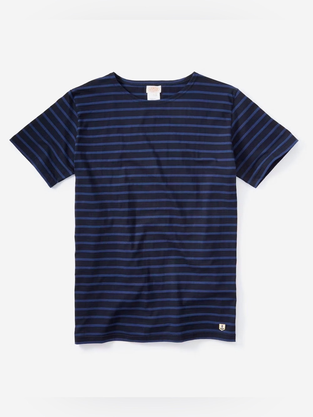 Armor Lux Huckberry Breton Striped Short Sleeve T Shirt Men’s XL Rich Navy/Aviso